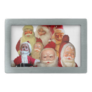 The Creepy Vintage Santa Gang Belt Buckle
