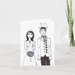 The Creepy Wedding rsvp Invitation