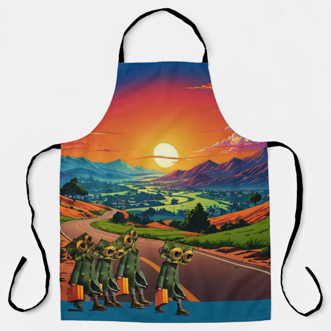 The crew is moving on apron (Front)