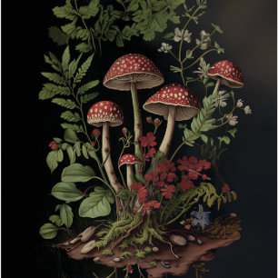 The Crimson Cluster Decoupage Paper