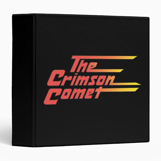 The Crimson Comet Logo 3 Ring Binder (Front/Spine)