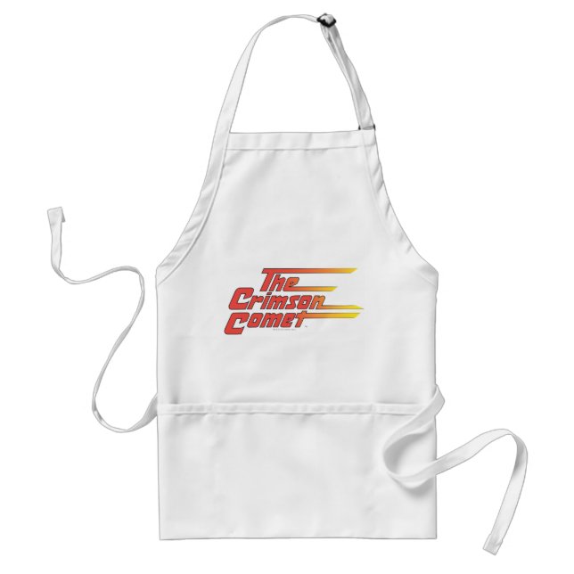 The Crimson Comet Logo Adult Apron (Front)