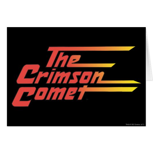The Crimson Comet Logo Cards (Front Horizontal)