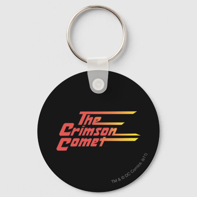 The Crimson Comet Logo Keychain (Front)