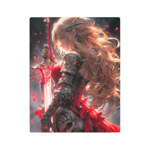 The Crimson Knight   Anime Warrior Princess Art