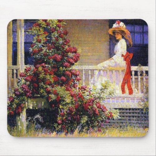 The Crimson Rambler Mouse Pad