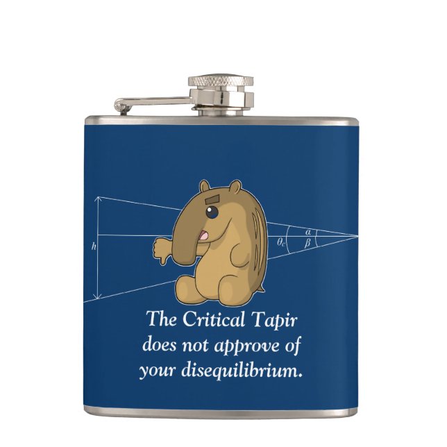 The Critical Tapir Does Not Approve Flask (Front)