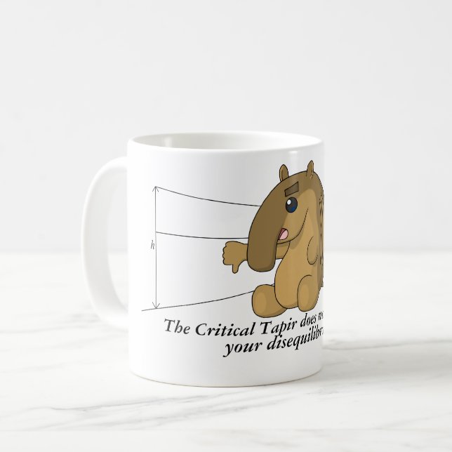 The Critical Tapir- Structural Geology Coffee Mug (Front Left)