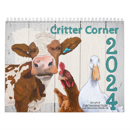 The Critter Corner 2024 Calendar