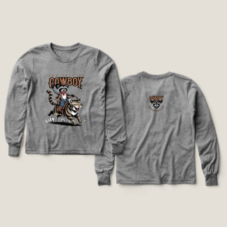 The critter cowboy (Lt. mode) | Kids Lg. Sleeve Tri-Blend Shirts
