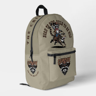 The critter cowboy (Lt. mode) |  Printed Backpack