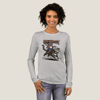 The critter cowboy (Lt. mode) | Women Lg. Sleeve Tri-Blend Shirt