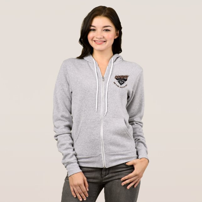 The critter cowboy (Lt. mode) | Women's Full-zip Hoodie (Front Full)