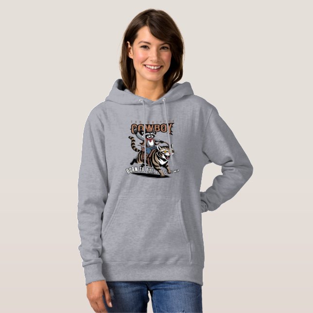 The critter cowboy (Lt. mode) | Women's Hoodie (Front Full)
