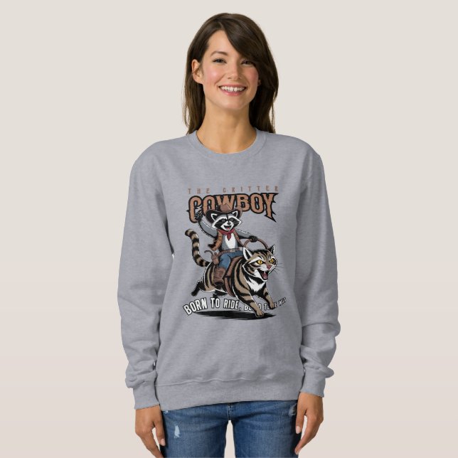 The critter cowboy (Lt. mode) | Women's Sweatshirt (Front Full)