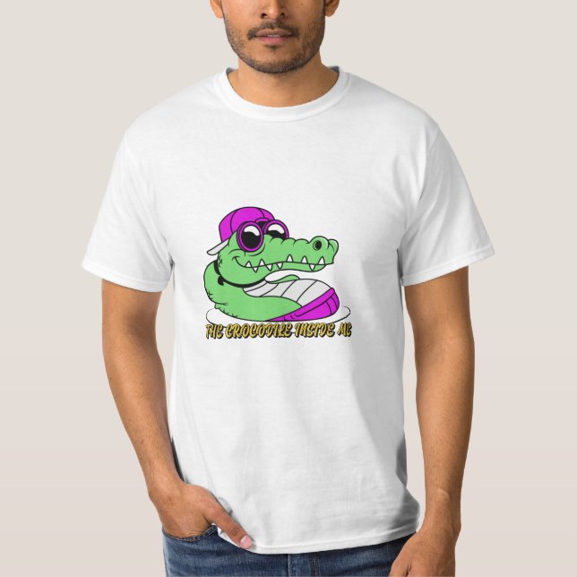 The Crocodile inside me | cute beautiful design T-Shirt (Front)