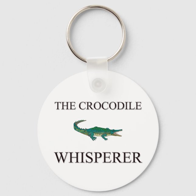 The Crocodile Whisperer Keychain (Front)
