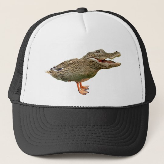 The Crocoduck with feet Trucker Hat