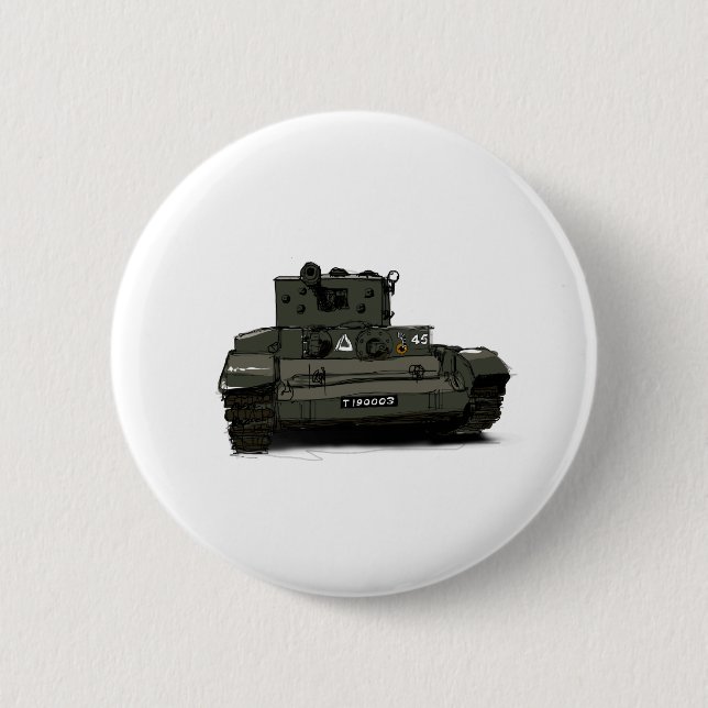 The Cromwell Cruiser Tank Button (Front)