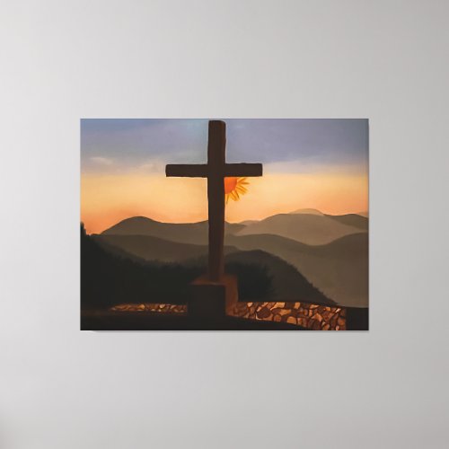 The Cross at Pretty Place Canvas Print