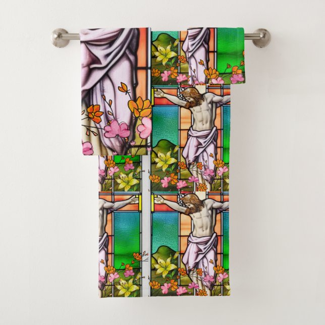 The Cross Bath Towel Set (Insitu)