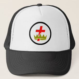 The Cross & Crown of Knight Templary Trucker Hat