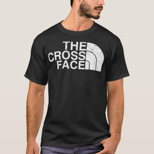 The Cross Face Vintage Classic Wrestling Freestyle T_Shirt