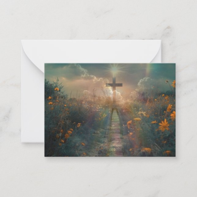 The Cross Greeting Card (Front)