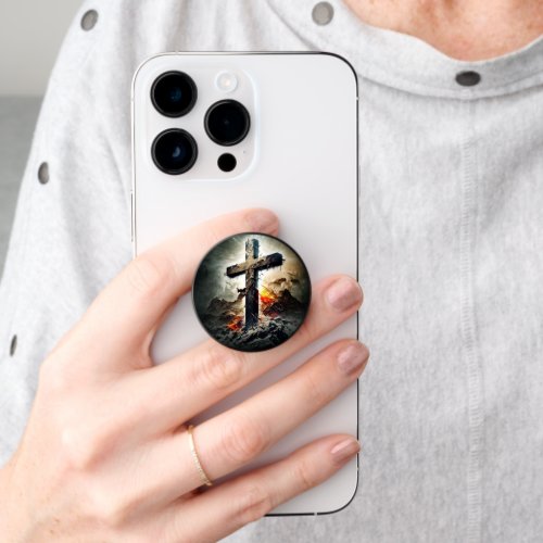 The Cross in the Midst of the Storm PopSocket