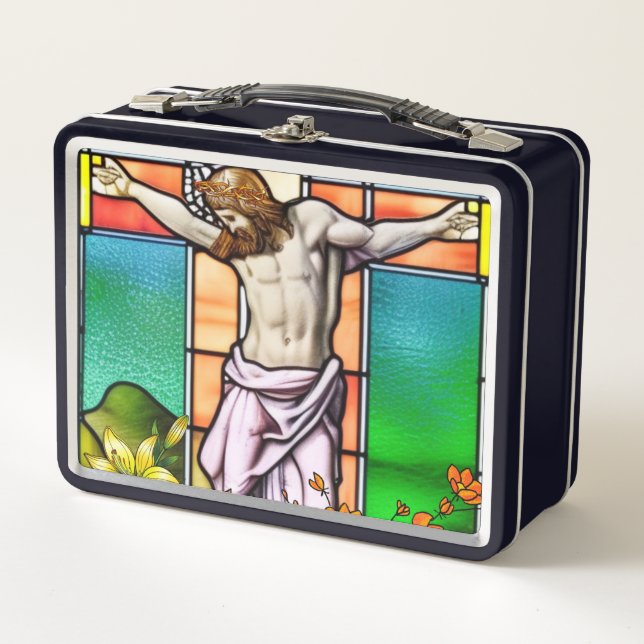 The Cross Metal Lunch Box (Front)