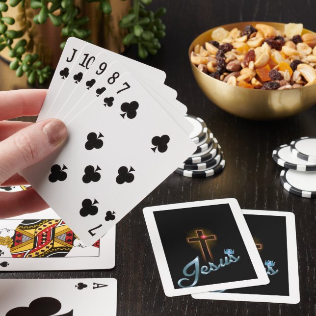 "The Cross of Jesus: A Divine Playing Card" Poker Cards (In Situ)