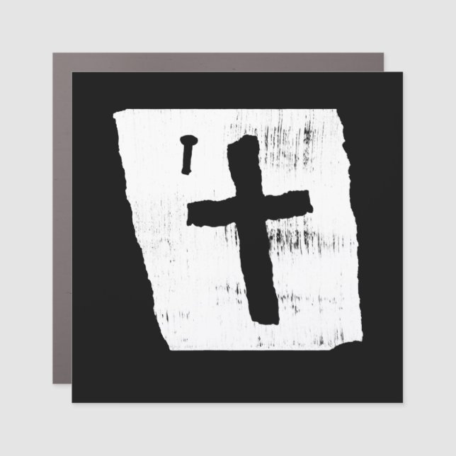 The Cross of Jesus Car Magnet (Front)