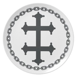 The cross of Lorraine and Cain Dinner Plate