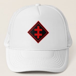 The Cross Of Lorraine - v2 (red)  Trucker Hat