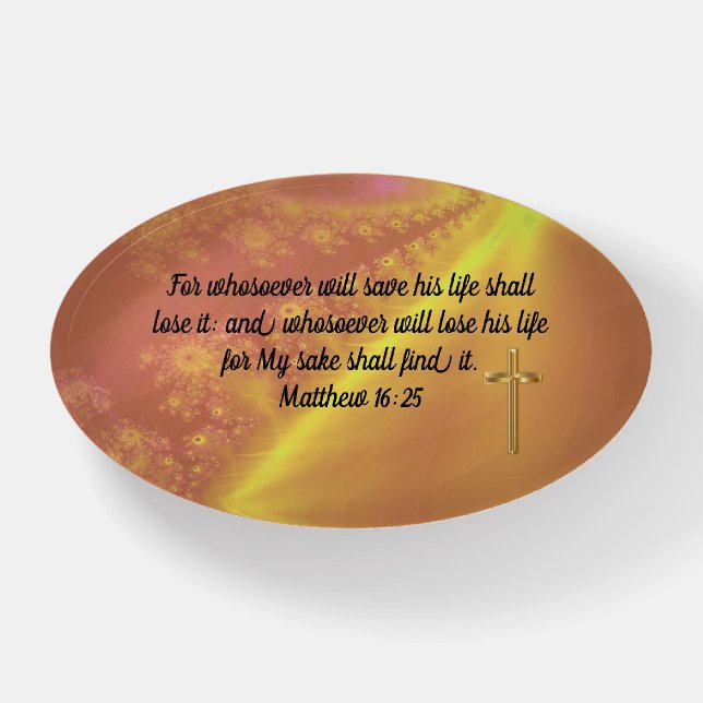 The Cross Paperweight (Front)