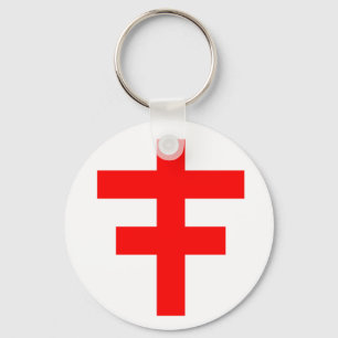 The Cross Pattee of The Scottish Knights Templar Keychain