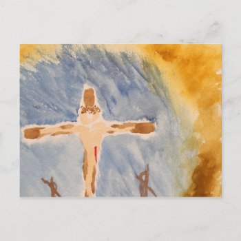 The Cross Postcard by AnchorOfTheSoulArt at Zazzle