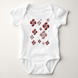 The crosses Basque 3D! Baby Bodysuit