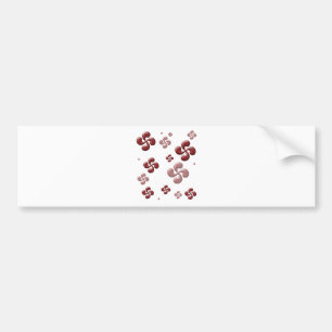 The crosses Basque 3D! Bumper Sticker