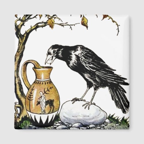 The Crow and the Pitcher Magnet