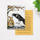 The Crow and the Pitcher Profile Card (Desk)