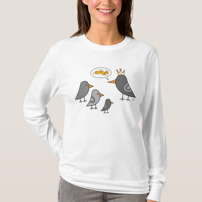the Crow King - Ladies Hoody (Front)
