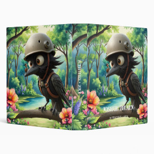 The Crow Who Took Flying Advice from a Snail. 3 Ring Binder