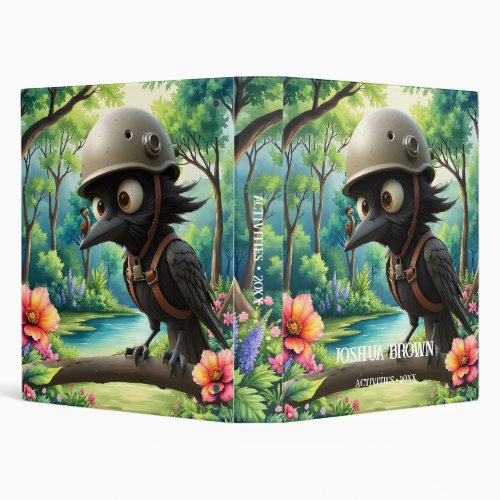 The Crow Who Took Flying Advice from a Snail. 3 Ring Binder