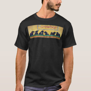 The Crowbar Night Life Caricature Graphic Art Alco T-Shirt