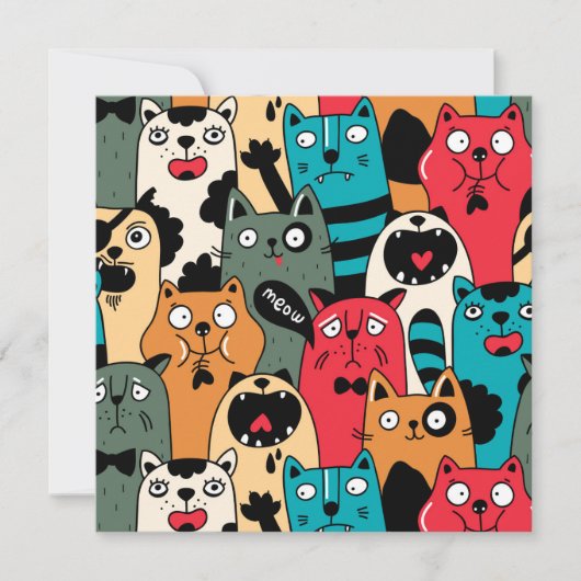 The crowd of cats (Front)