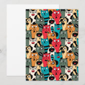 The crowd of cats (Front/Back)