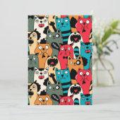 The crowd of cats (Standing Front)