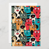 The crowd of cats (Front/Back)