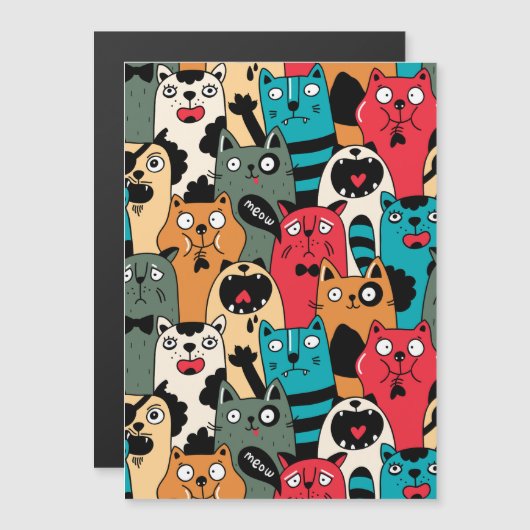 The crowd of cats (Front/Back)